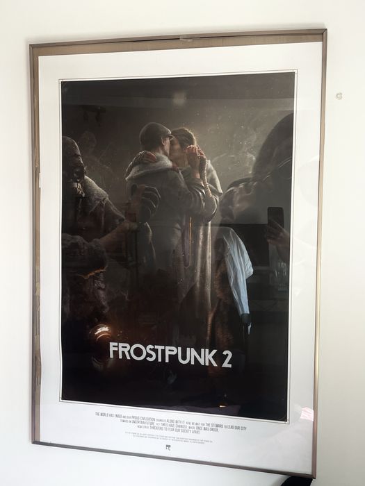 Frostpunk 2 plakat 11 bit gra komputerowa poster art 100x70