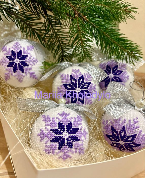 Новорічні іграшки. В наявності