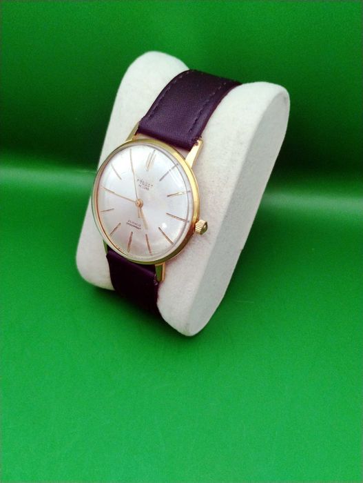 Poljot De Luxe męski garniturowy zegarek mechaniczny Au 20