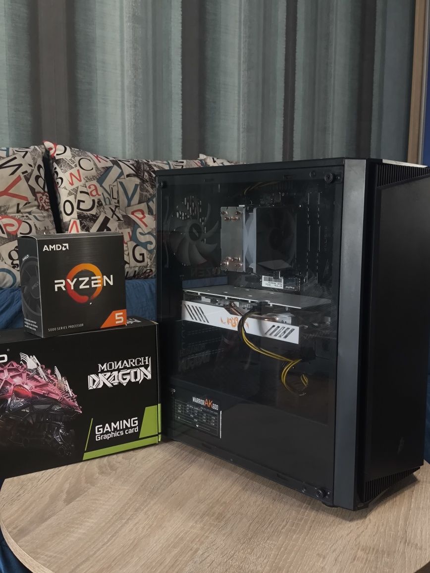Игровой Компьютер RTX 2060 SUPER, R5 5600 32GB 3200, M2 512, SSD