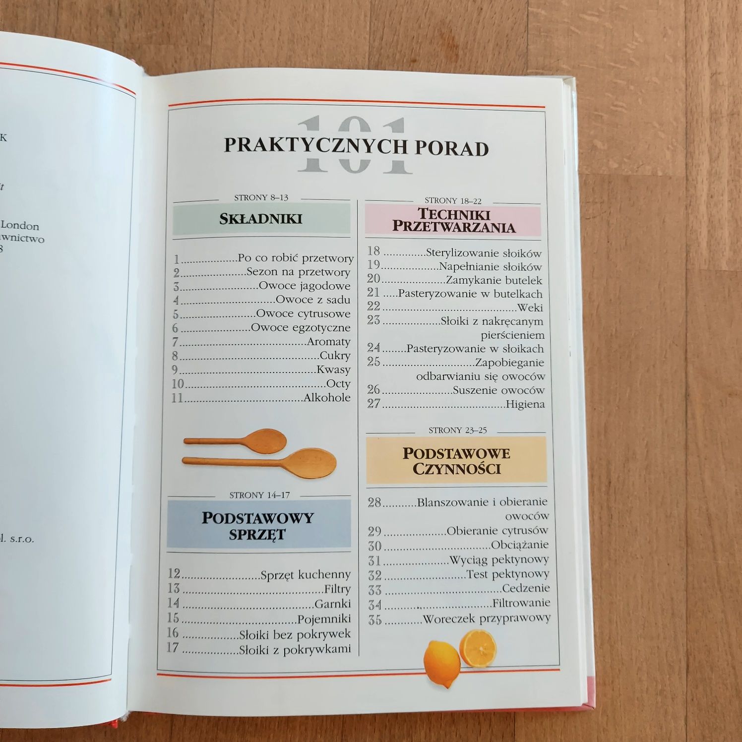 Książeczka "101 praktycznych porad - przetwory z owocow"
