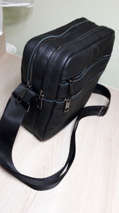 Сумка чоловіча через плече шкіряна сумка недорого
