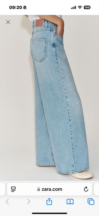 Джинси Zara 36р/38 Wide LEG