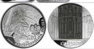 Moneta srebrna Krzeszów 20 zł 2010 r
