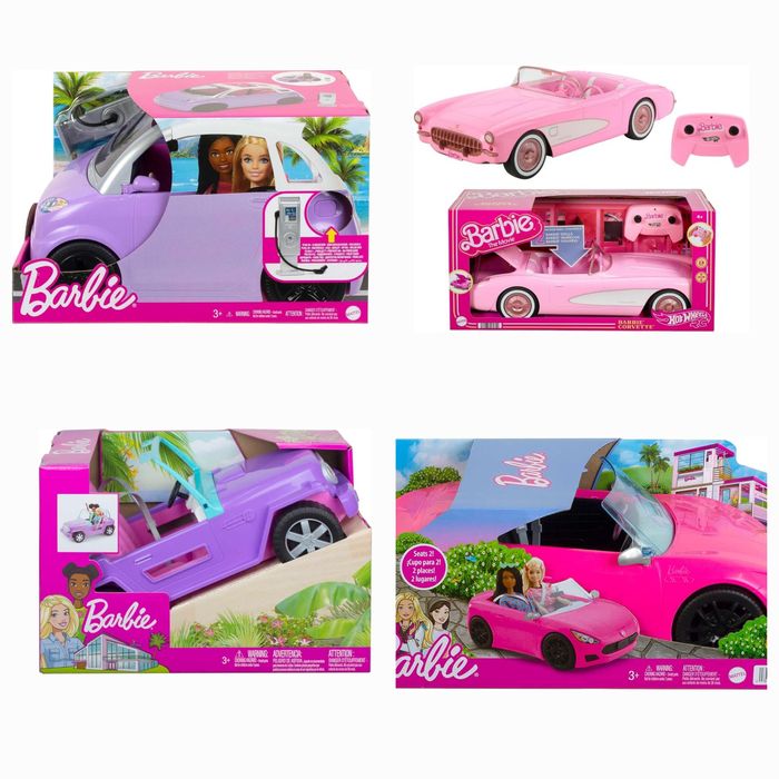 Машина кабриолет  Барби на радиоуправлении , джип  барби