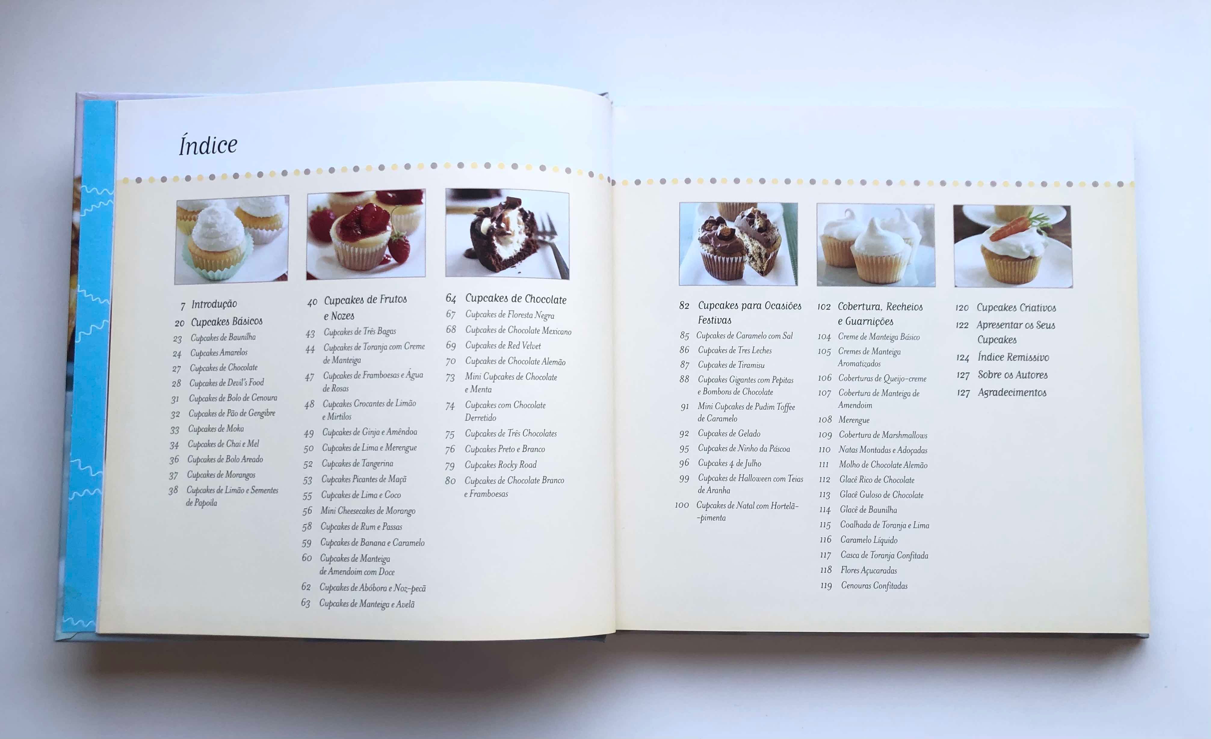 Livro "Cupcakes - Deliciosas tentações confecionadas na sua cozinha"