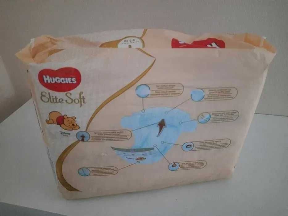 HUGGIES Elite Soft Newborn 1 (3-5kg) 26 sztuk