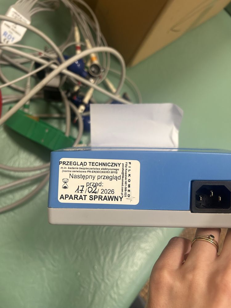 Aspel E60 aparat EKG rok produkcji 2019