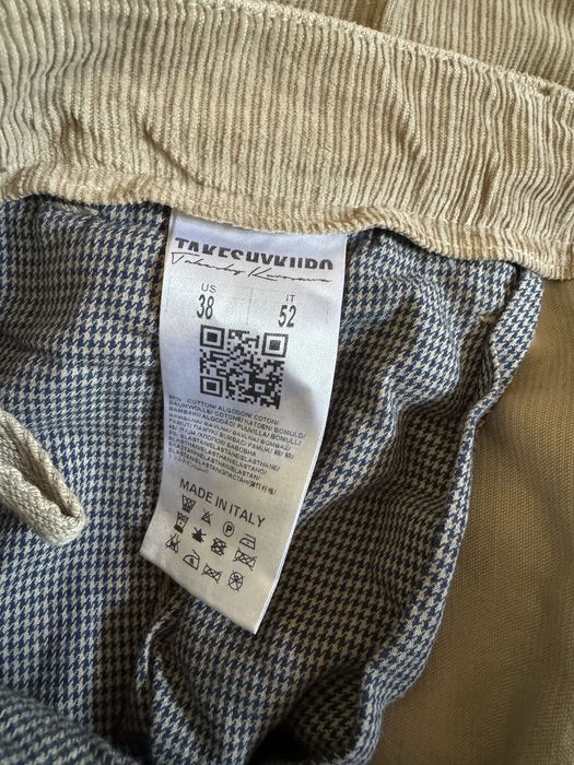 Takeshy Kurosawa вельвет штаны