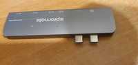 Адаптер  USB C HUB Thunderbolt 3 для Apple MacBook