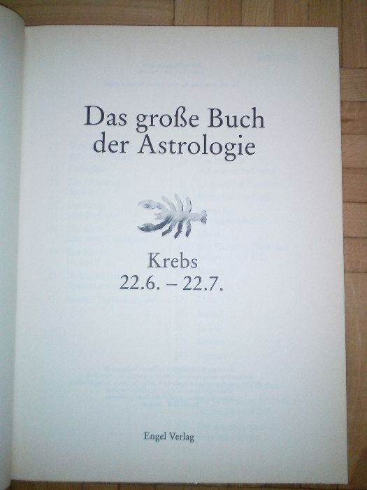 Das Grosse Buch der Astrologie - Krebs