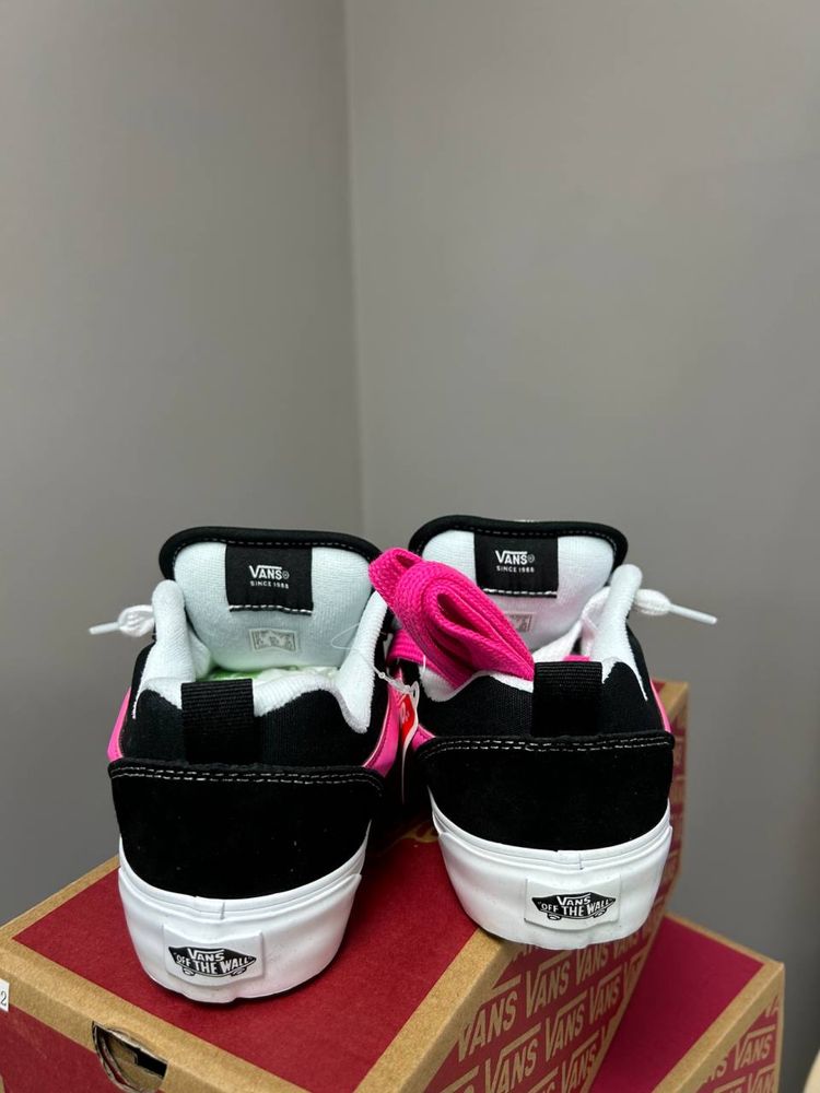 Оригинальные кеды Vans Knu Skool Black Pink Original