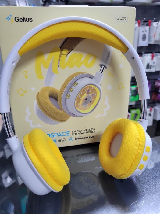 Бездротові навушники для дітей Gelius Miao|новинка 2025