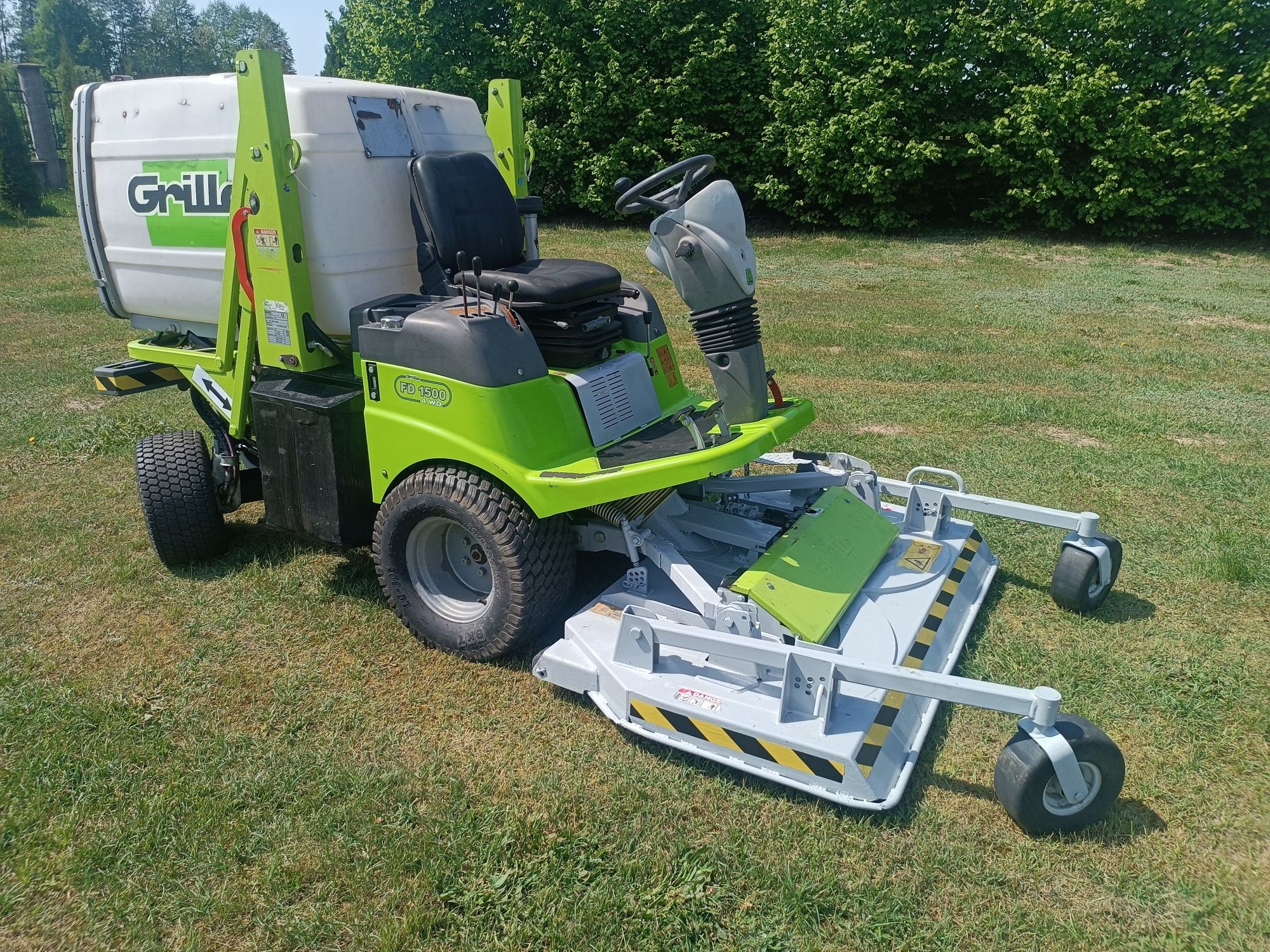 Kosiarka traktorek  samojezdna Grillo model FD 1500 4x4 silnik Kubota