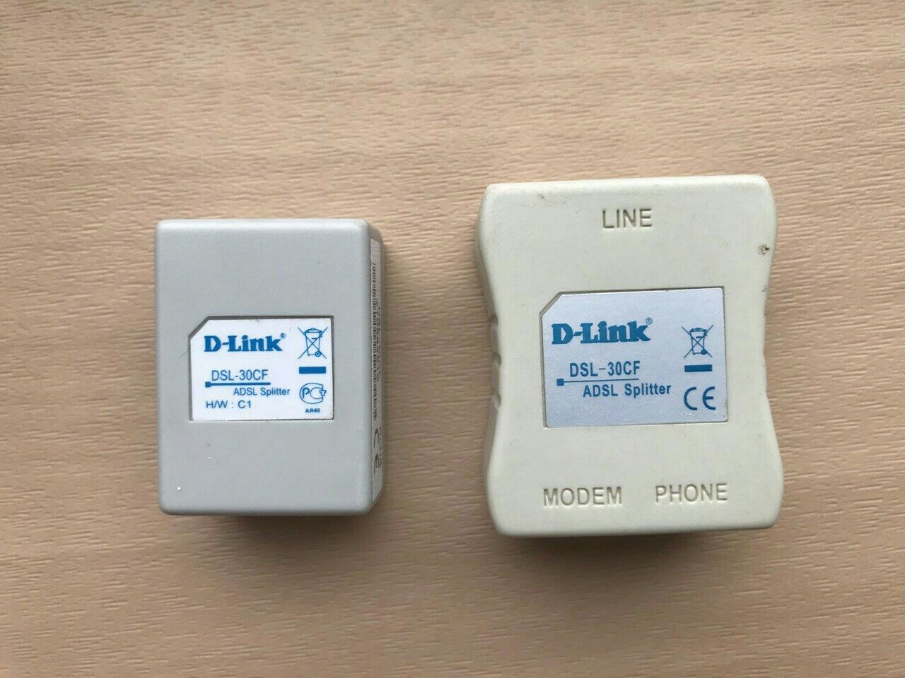 Сплиттер D-Link DSL-30CF ADSL, 2шт