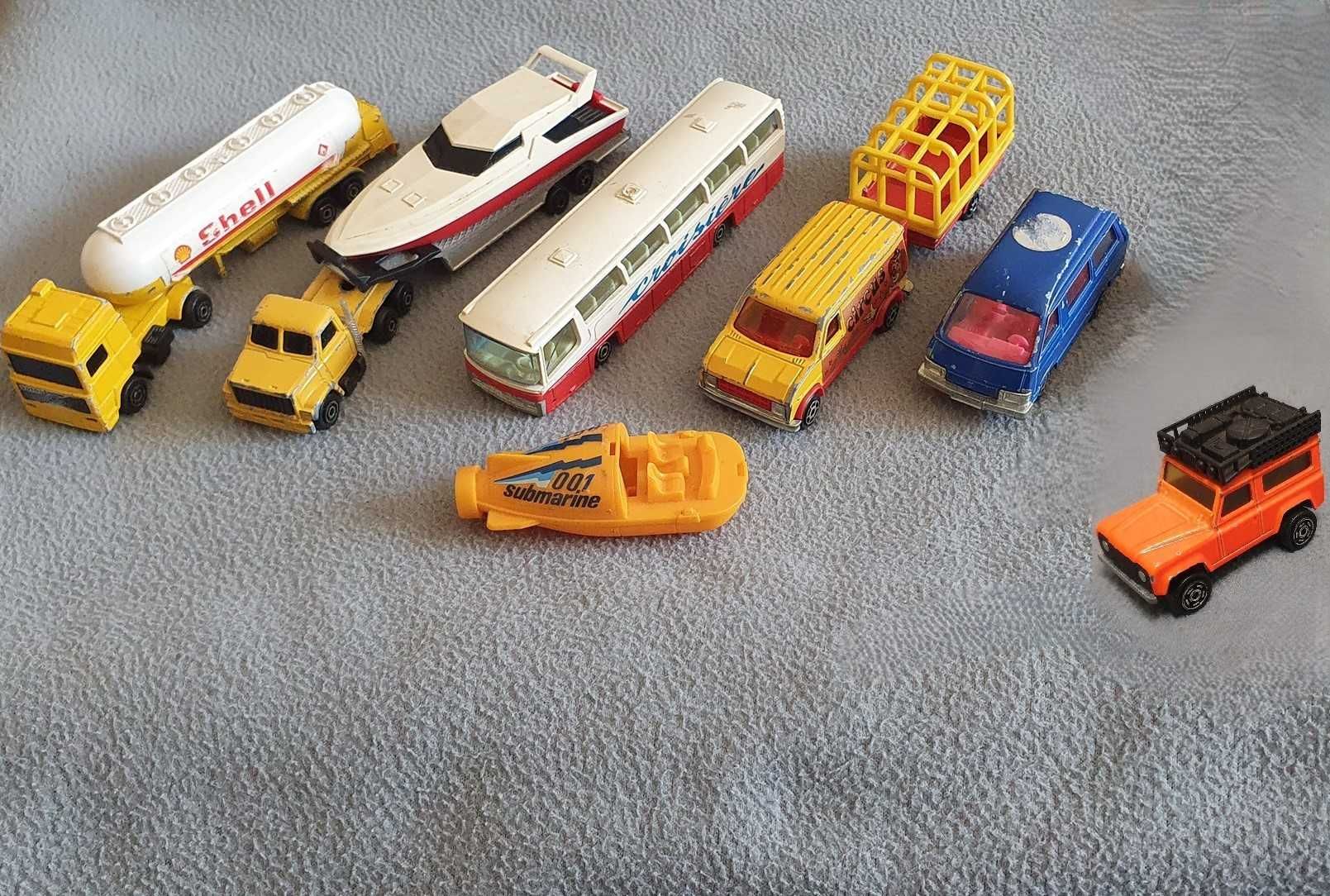 Majorette: Shell Yachting Neoplan Circus Toyota Land Rover Submarine