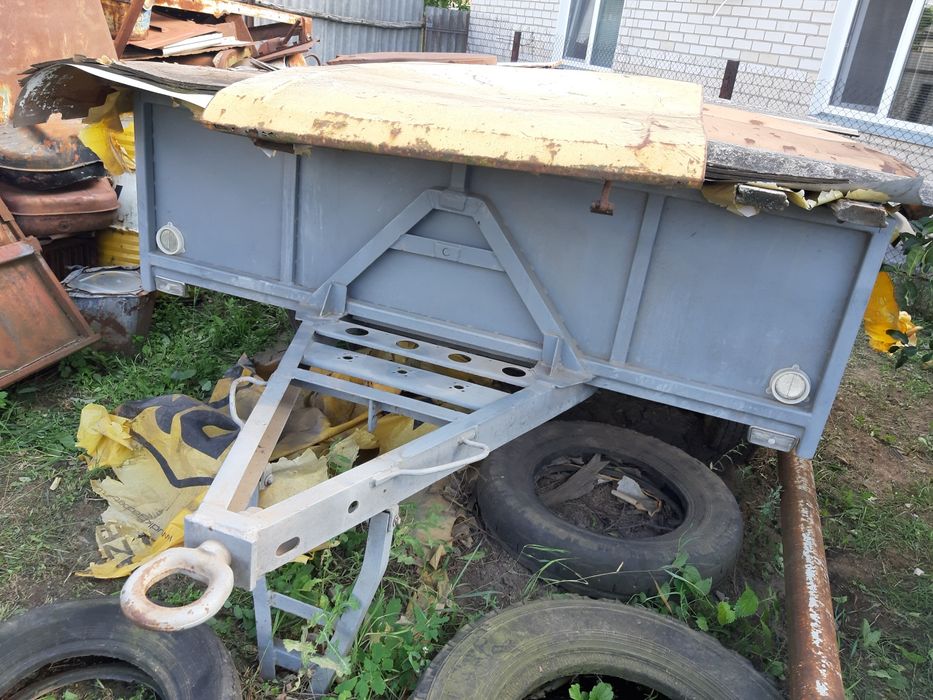Одноосний саморобний міцний прицеп продам