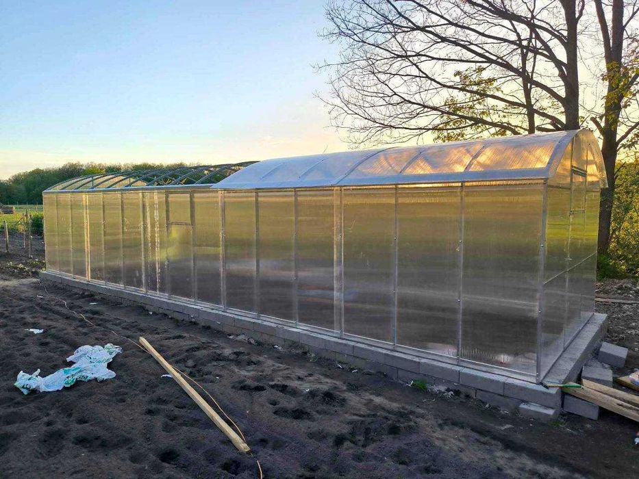 Szklarnia z poliwęglanu 3x4 WYSOKA na stanie 3x6 3x8 3x10 3x12+GRATISY