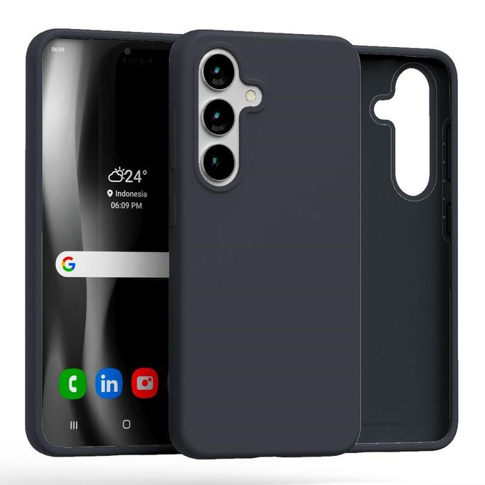 Etui do Galaxy S25 Mercury Silicone Case Obudowa granatowe