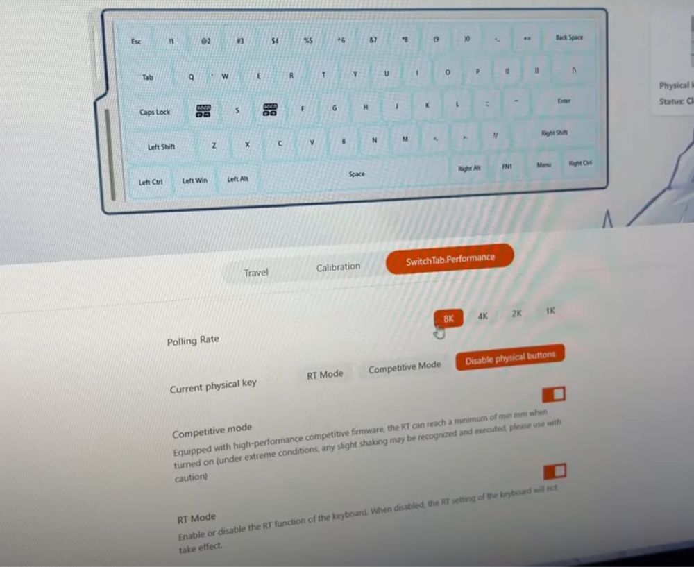 Игровая клавиатура ATK EDGE 60HE 0.1 mm 8000 Hz  ЗАПЕЧАТАННАЯ
