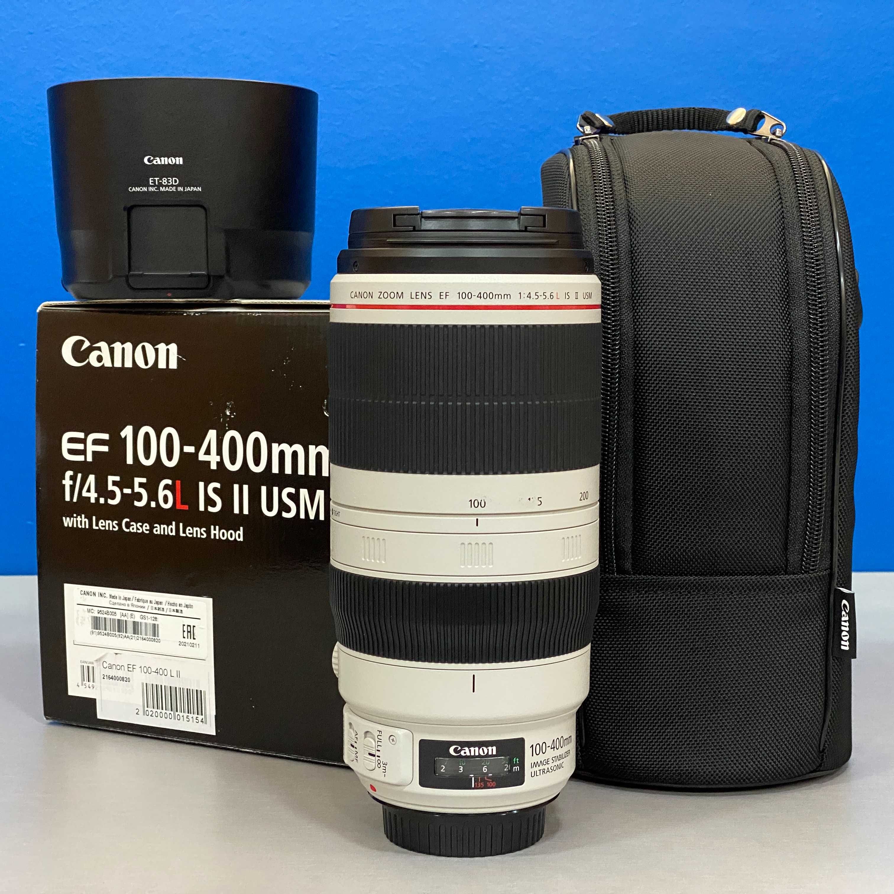 Canon EF 100-400mm f/4.5-5.6 L IS II USM (3 ANOS DE GARANTIA)