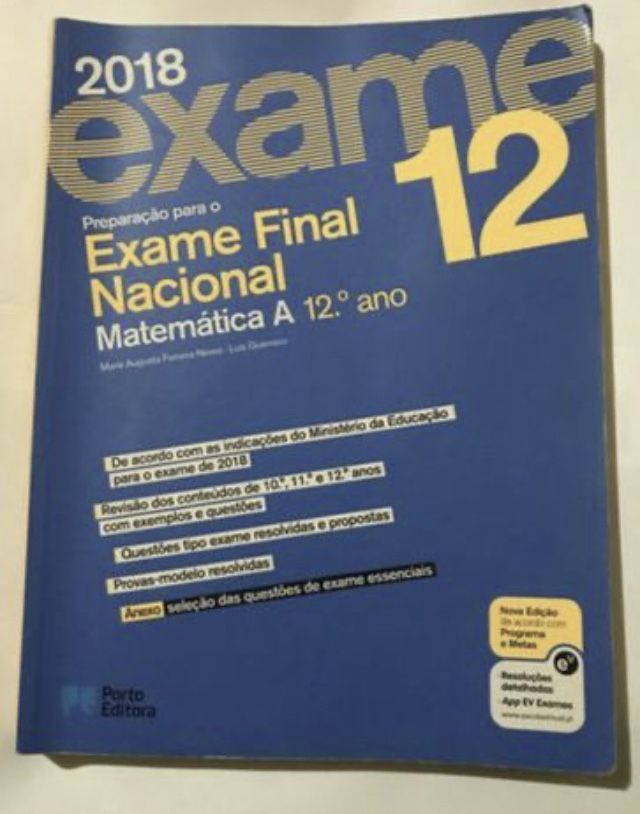 Manual de preparação para exame - Matemática A 12° ano