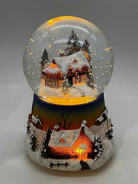 Магический шар! Снежный музыкальный шар с автоснегом 11x11x16 см