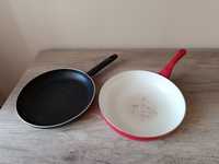 2x Patelnia Tefal, Smukee Kitchen 28 cm indukcja gaz zestaw Rzeszów