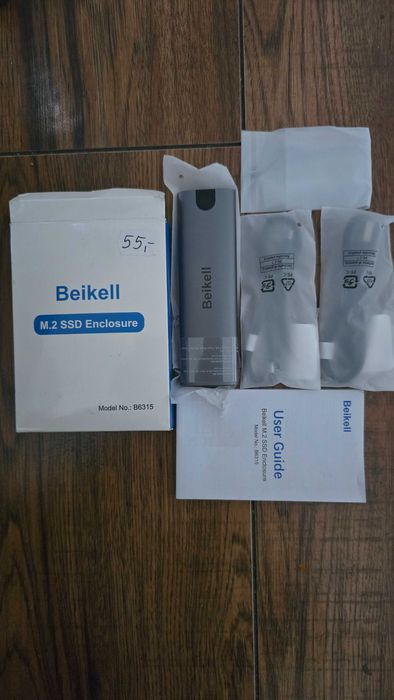 Obudowa Na Dysk M.2 SSD Enclosure BEIKELL B6315, Adapter USB 10GBPS