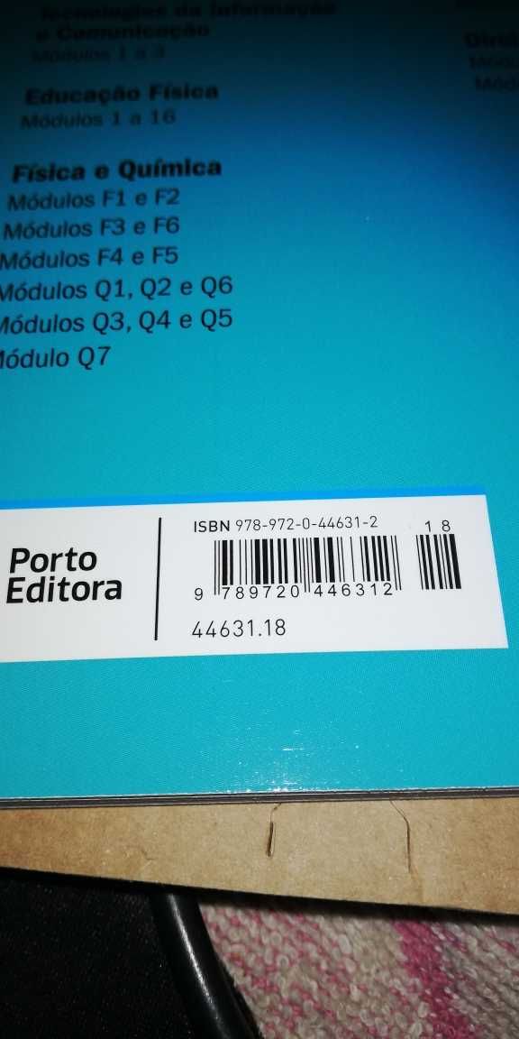 Livro Novo Fisica e Quimica 10º. ano Ensino Profissional Novos