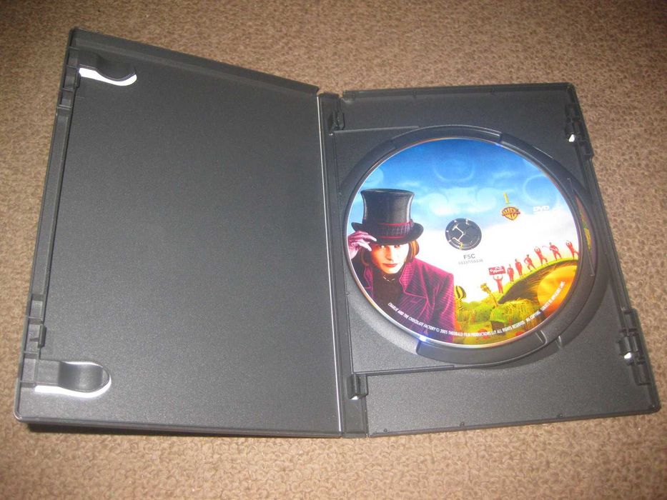 "Charlie e a Fábrica de Chocolate" Edição 2 DVDs/Slidepack!