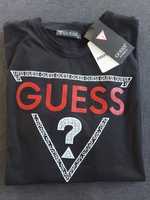 Guess  czarna koszulka  T-shirt rozm.XL