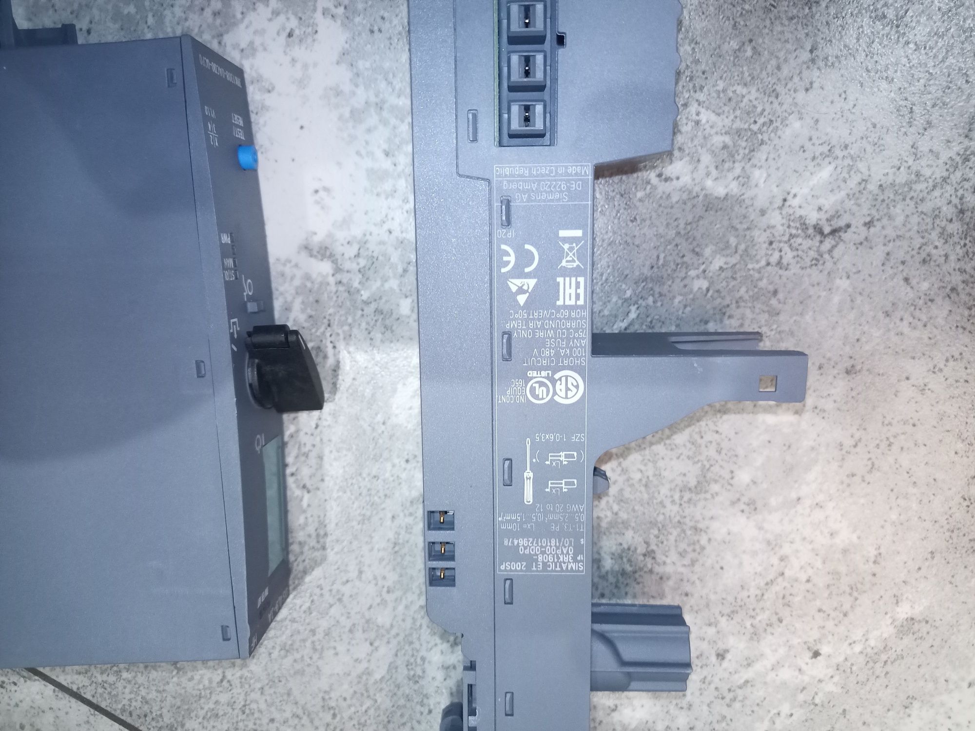 Moduł silnikowy Siemens 3RK1308-0AC00-0CP0 z podstawą