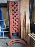 Pergola ogrodowa pomalowana