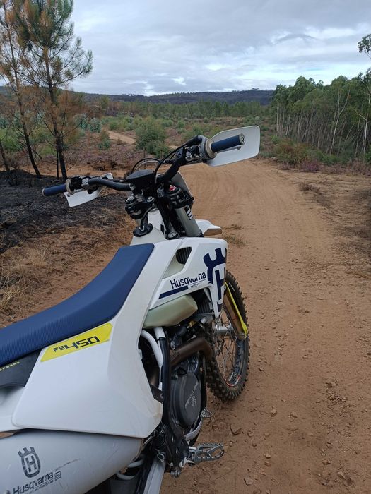 Husqvarna FE450 com kit completo de embraiagem rekluse e original