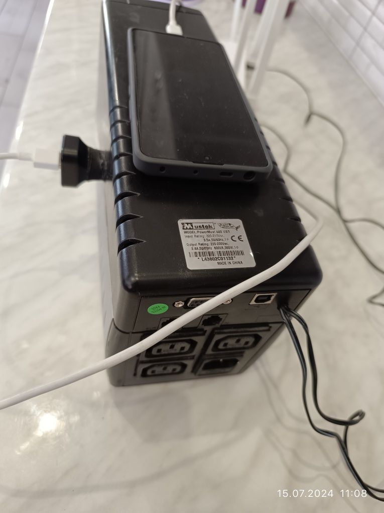 Mini UPS DC 10400 mA,  Mustek Power  , безперебійник, інтернет без сві