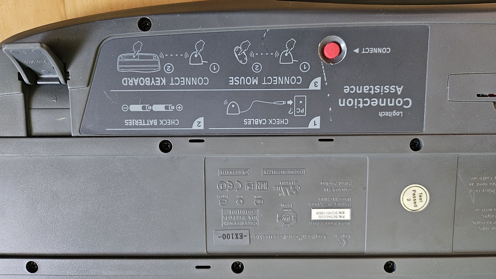 Zestaw bezprzewodowy Microsoft EX100 klawiatura i mysz