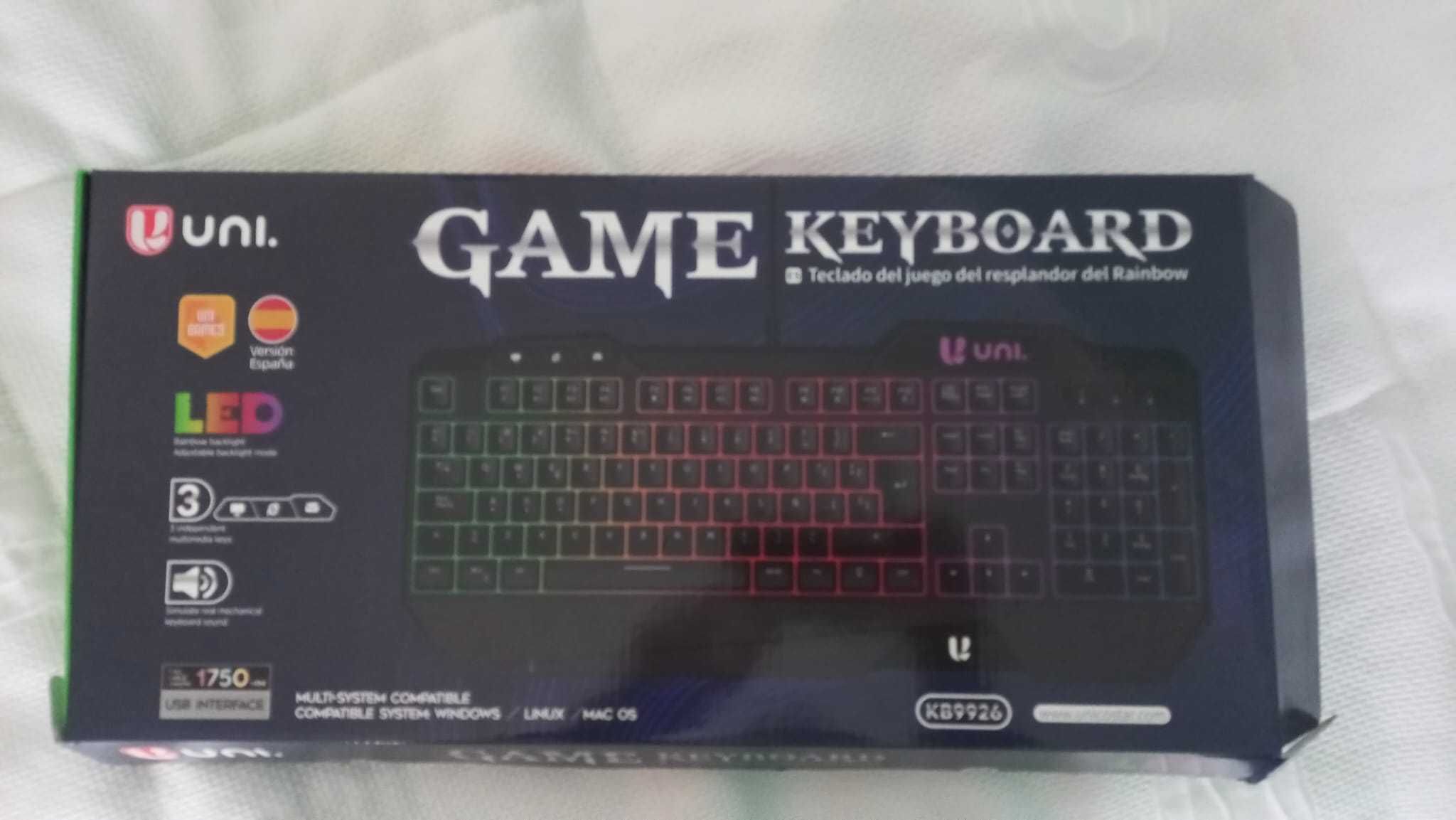 Teclado de jogo UNI GAME KEYBOARD KB9926