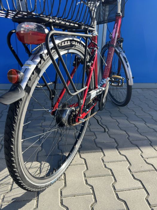 Sprzedam niemiecki rower miejski Pegasus Solero czerwony 28” koła