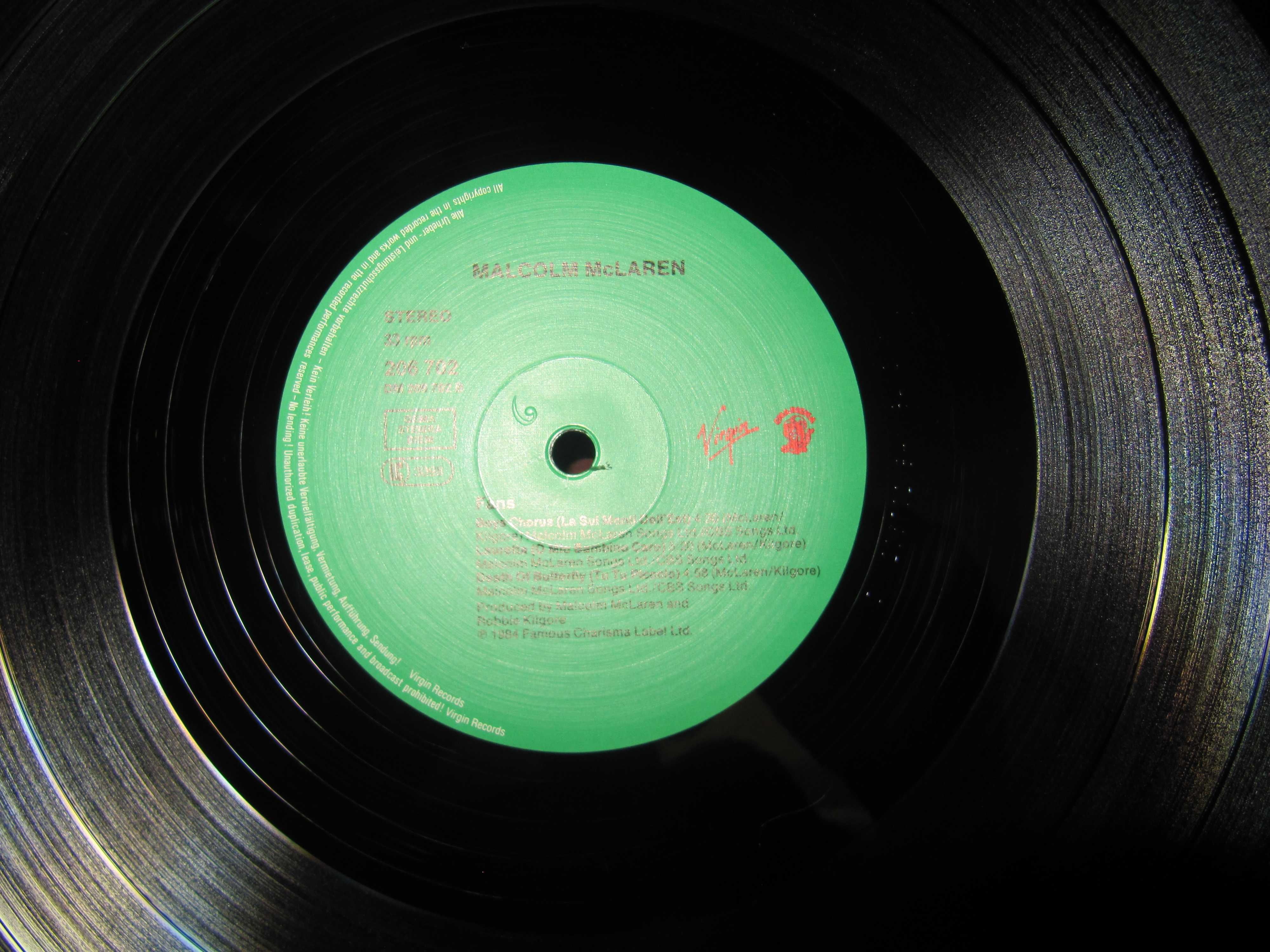 Платівка / Пластинка Malcolm McLaren (Sex Pistols) -Fans- 1984 *NM/NM