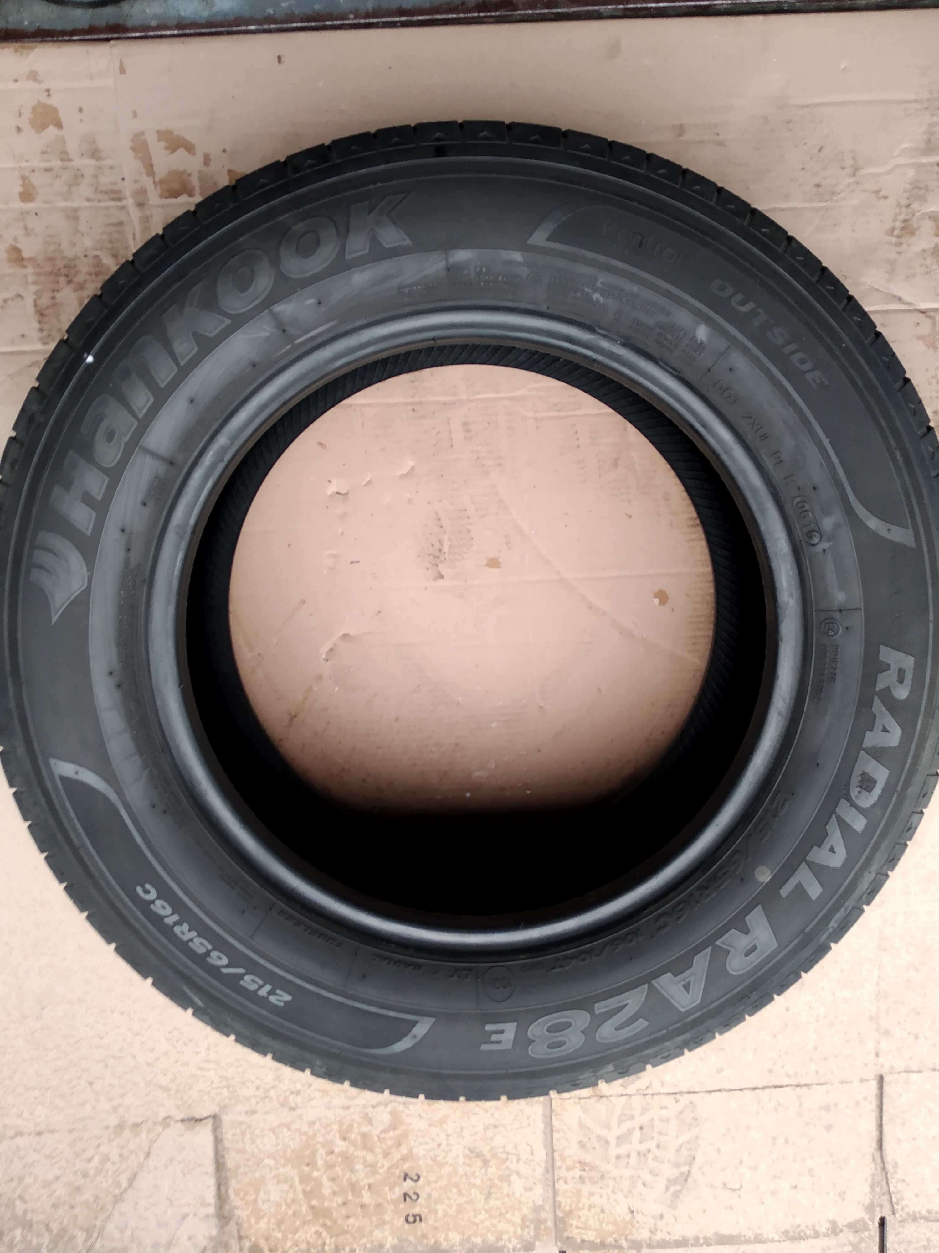 215 65 R 16 C  Hankook  Radial  RA28E 106/104T letnie    2 sztuki
