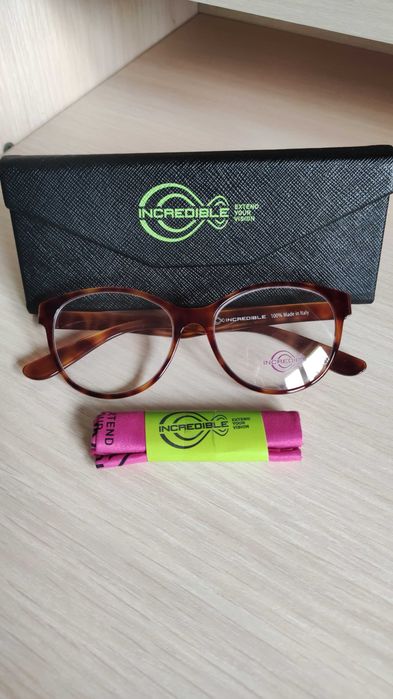 Стильная женская черепаховая оправа, очки incredible/Италия