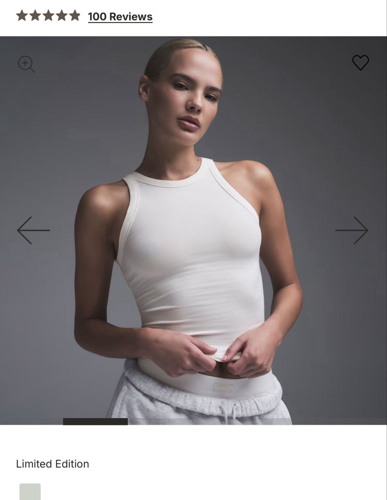 SKIMS TANK , топ, ОРИГІНАЛ, Marble, size S