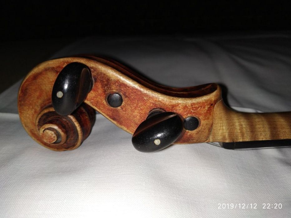Мастеровая 4/4 скрипка неизвестного немецкого мастера 17-18 века