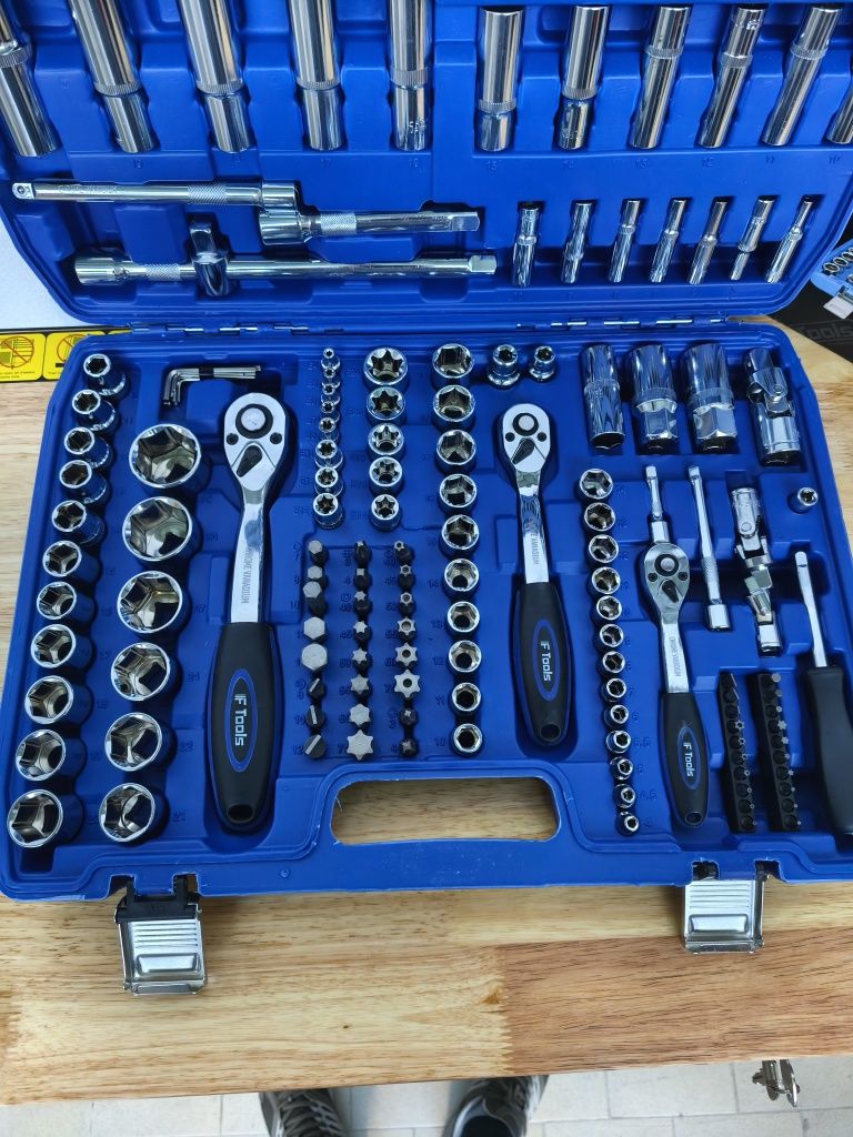 Mala de ferramentas 172pcs Chrome Vanádio Ftools