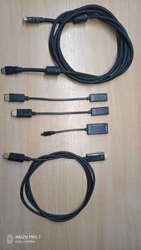 Кабель HDMI - HDMI (1.4V) дисплей порт адаптер MHL