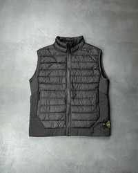 Stone Island G0124 Garment Dyed Micro Yarn Down Gilet Black SI0151-BK