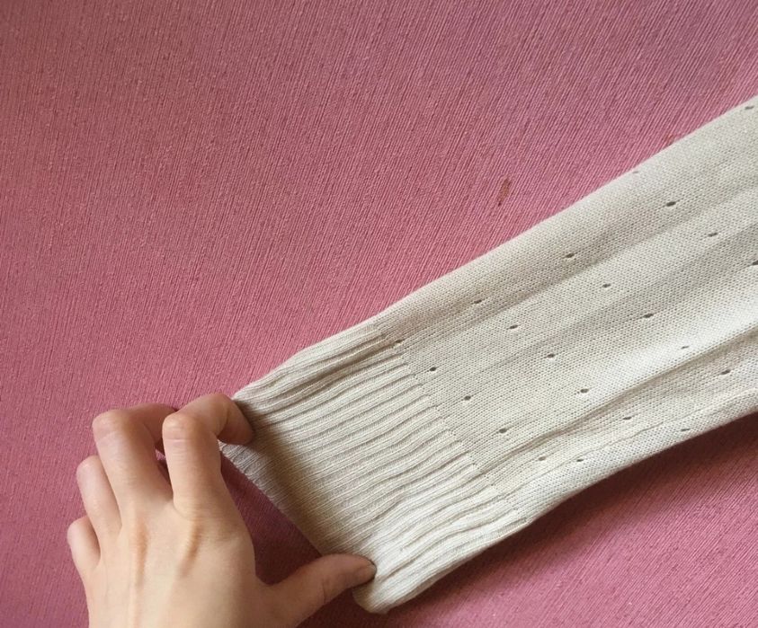 Rozpinany Na guziki Sweterek W wytłaczany delikatny wzór VILA rozm. S