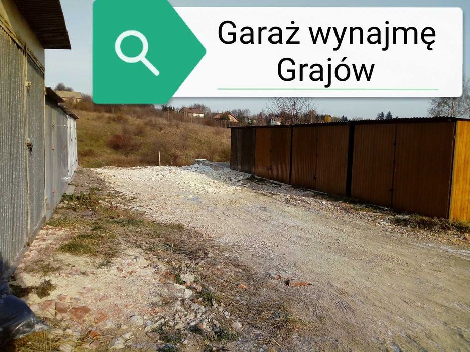 GARAŻ 3x5m - garaż blaszak wynajmę Grajów 6 km pod Wieliczką.
