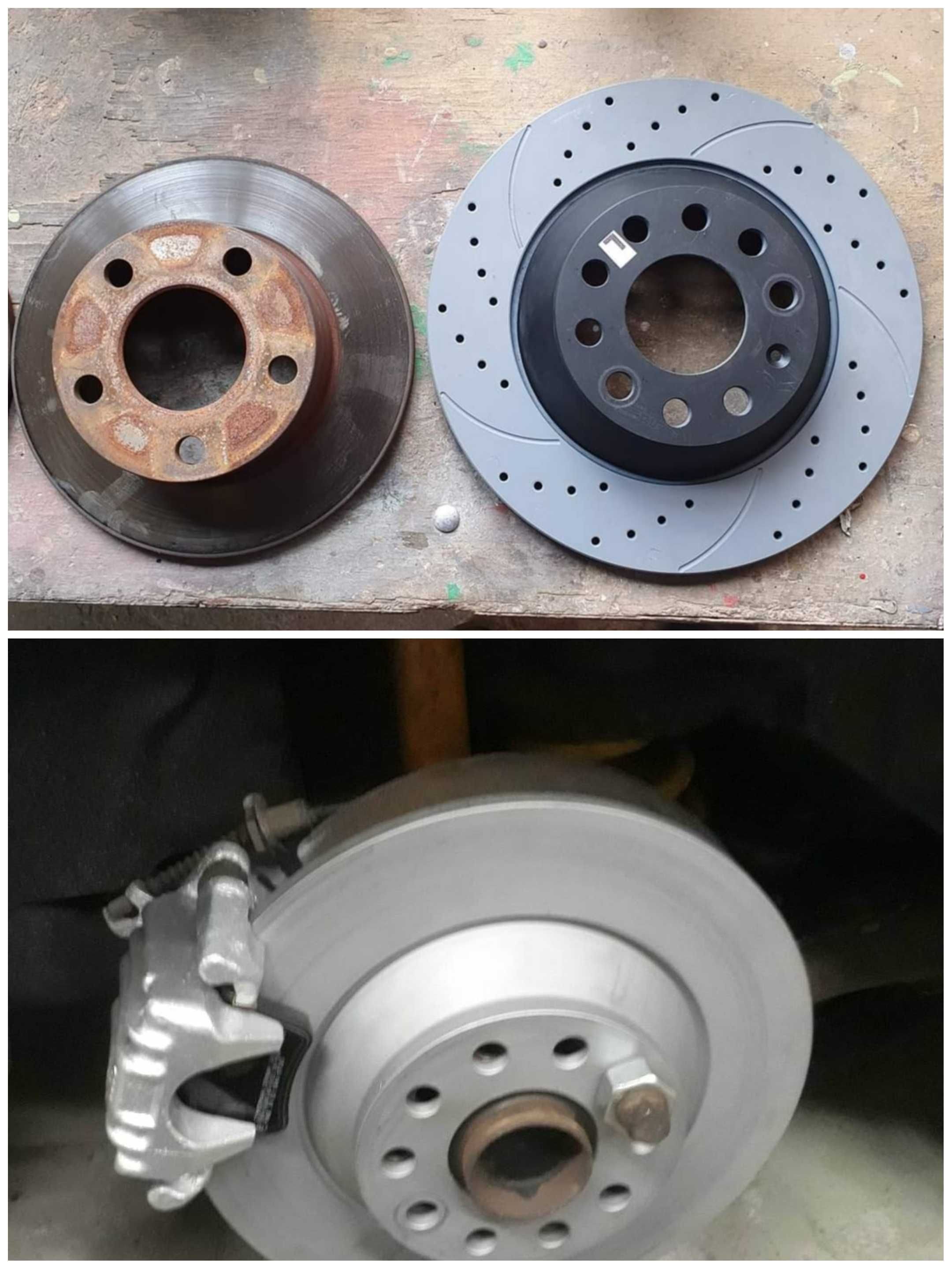 Adaptery 302mm Passat B5 A6 C5 A4 b5 100  Superb Audi swap bbk big br